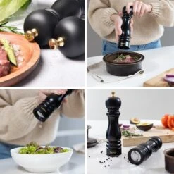 Deleca Luxe Peper En Zoutmolen Set - Met Geschenkdoos - Zout / Pepermolen - Rubberhout - Zwart & Goud 15 Deleca Luxe Peper En Zoutmolen Set - Met Geschenkdoos - Zout / Pepermolen - Rubberhout - Zwart & Goud -Meubelwinkel 1200x1200 809
