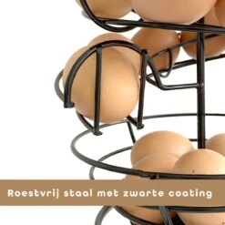 Eiermand – Eierrek – Eierhouder – Eieren – Zwart - Pasen - Tot 40 Eieren - BAULK® -Meubelwinkel 1200x1200 894