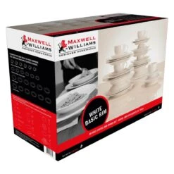 Maxwell And Williams White Basic Rim Koffie- En Dinerset - 30-delig - Wit -Meubelwinkel 1200x1200 898