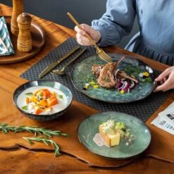 Serviesset 8 Personen - 24 Delig - Handgemaakt Keramiek - Vancasso Groen -Meubelwinkel 1200x1200 945