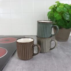 OTIX Koffiekopjes - Met Oor - Set Van 4 - Aardewerk - 250 Ml -Meubelwinkel 1200x1200 950