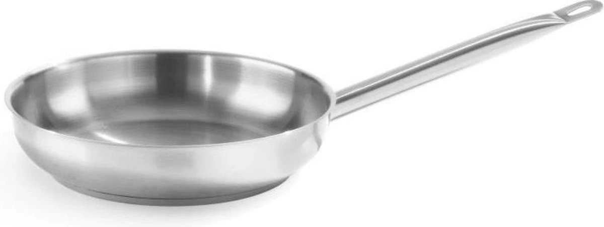 Hendi Koekenpan 24cm - Kitchen Line - RVS - Professionele Koekenpan Inductie - 1,9 Liter - Ø24x(H)4,5cm 3 Hendi Koekenpan 24cm - Kitchen Line - RVS - Professionele Koekenpan Inductie - 1,9 Liter - Ø24x(H)4,5cm