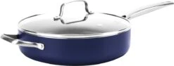 Blue Diamond – Sauteerpan Inclusief Deksel – Hapjespan – 28 Cm - Coating Met Diamant - Blauw -Meubelwinkel 1200x455