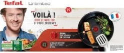 Tefal Unlimited + Induction Hoogwaardig Titanium Koekenpan - 28 Cm -Meubelwinkel 1200x521
