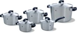 BK Conical Cool Pannenset - 5-delig - RVS - Geschikt Voor Alle Warmtebronnen -Meubelwinkel 1200x525