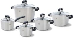 BK Conical Cool Glas Pannenset - 5-delig - Glazen Deksels - Geschikt Voor Alle Warmtebronnen -Meubelwinkel 1200x620 2