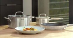 Tefal Virtuoso Pannenset 5 Delig - Hoge Kookpan Ø 22 Cm + Steelpan Ø 16 Cm + Kookpannen Ø 18/20/24 Cm -Meubelwinkel 1200x634