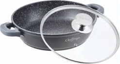 Cheffinger 28cm Lage Kookpot / Braadpan - CF-SC28 -Meubelwinkel 1200x637