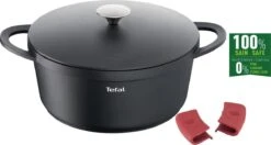 Tefal Trattoria Braadpan - Ø28 Cm - Inclusief Deksel -Meubelwinkel 1200x641