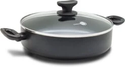 Greenpan Torino Keramische Hapjespan - 28 Cm - Met Glazen Deksel -Meubelwinkel 1200x645