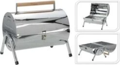 BBQ Collection Houtskoolbarbecue - Cilinder - Chroom -Meubelwinkel 1200x651 1