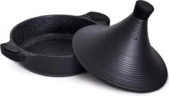 Aluminium Tajine Agadir- Matt Black Geschikt Ook Voor Inductie -Meubelwinkel 1200x679