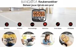 BanGosa® Magnetisch Digitale Kookwekker - Timer - RVS - Keukenwekker Digitaal - Digitale Keuken Timer - Stopwatch Met Magneet 14 BanGosa® Magnetisch Digitale Kookwekker - Timer - RVS - Keukenwekker Digitaal - Digitale Keuken Timer - Stopwatch Met Magneet -Meubelwinkel 1200x739 3