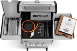 Burnhard Gas BBQ FRED JR. Deluxe - 2 Branders - Incl. Keramische Infraroodbrander & Afdekhoes - Deluxe -Meubelwinkel 1200x796 15