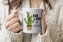 Mok - Koffiemok - Spreuken - Quote - 'Kak Dus Dat Je Weggaat' - Baan - Mokken - 350 ML - Beker - Koffiemokken - Theemok - Mok Met Tekst -Meubelwinkel 1200x800 105