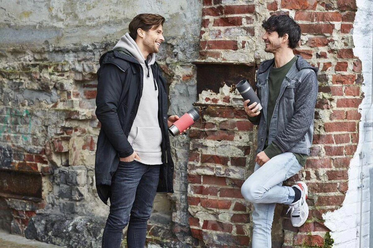 Tefal Travel Mug Easy Twist Thermobeker - Koraalrood - 0,36 Liter 6 Tefal Travel Mug Easy Twist Thermobeker - Koraalrood - 0,36 Liter - Afbeelding 4