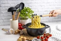 Smile 10-Delige Pannenset - Anti Aanbaklaag - Vaatwasser Bestendig - Zwart - MGK-17 24 Smile 10-Delige Pannenset - Anti Aanbaklaag - Vaatwasser Bestendig - Zwart - MGK-17 -Meubelwinkel 1200x800 66