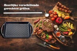 Kicinn Grillplaat - Gietijzer - Geëmailleerd - Incl. Accessoires - Ø 33 X 21.8 Cm (LxB) -Meubelwinkel 1200x801 4