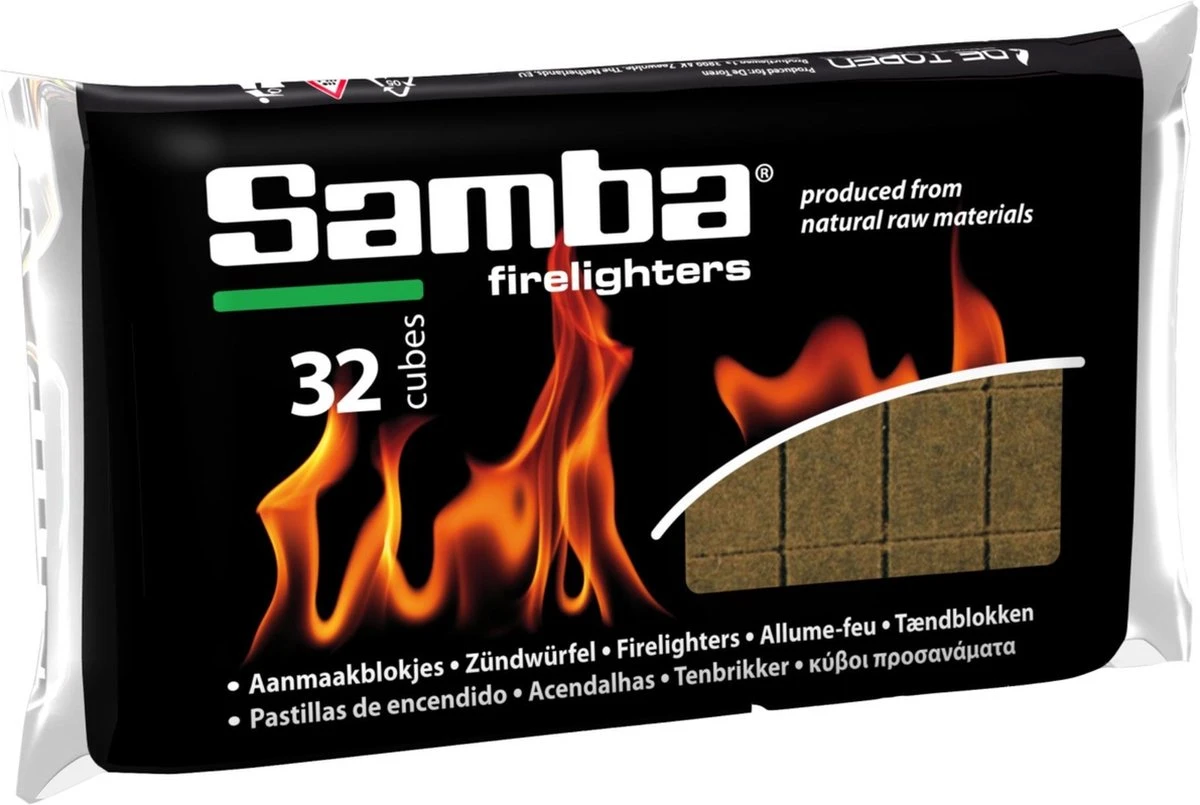 Samba Aanmaakblokjes Bruin á 24 X 32 Stuks - Omdoos Is 768 Aanmaakblokjes 10 Samba Aanmaakblokjes Bruin á 24 X 32 Stuks - Omdoos Is 768 Aanmaakblokjes - Afbeelding 8