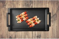 Eurolux Teppanyaki Plaat Met Grepen - 41 X 24 X 2.5 Cm - Zwart - Aluminium - Geschikt Voor Alle Warmtebronnen 16 Eurolux Teppanyaki Plaat Met Grepen - 41 X 24 X 2.5 Cm - Zwart - Aluminium - Geschikt Voor Alle Warmtebronnen -Meubelwinkel 1200x809 1