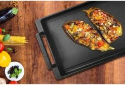 Eurolux Teppanyaki Plaat Met Grepen - 41 X 24 X 2.5 Cm - Zwart - Aluminium - Geschikt Voor Alle Warmtebronnen 19 Eurolux Teppanyaki Plaat Met Grepen - 41 X 24 X 2.5 Cm - Zwart - Aluminium - Geschikt Voor Alle Warmtebronnen -Meubelwinkel 1200x815 1