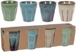 Cappuccino Kopjes - 4 Stuks - In Mooie Blauwe En Groene Kleuren -Meubelwinkel 1200x828