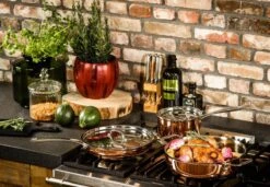 Koekenpan Ø26cm Met Deksel - Inductie - Koper - DUCQ 16 Koekenpan Ø26cm Met Deksel - Inductie - Koper - DUCQ -Meubelwinkel 1200x832 1