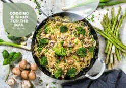 ISENVI Murray Keramische Wokpan Met Deksel 36 CM - RVS Greep 12 ISENVI Murray Keramische Wokpan Met Deksel 36 CM - RVS Greep -Meubelwinkel 1200x838