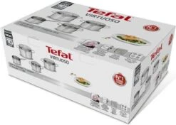 Tefal Virtuoso Pannenset 5 Delig - Hoge Kookpan Ø 22 Cm + Steelpan Ø 16 Cm + Kookpannen Ø 18/20/24 Cm -Meubelwinkel 1200x857