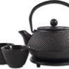 SakuraTea - Theepot Set - 4-delig - Gietijzer - Zwart - 0.8L - 2 Kopjes (100ml) 2 SakuraTea - Theepot Set - 4-delig - Gietijzer - Zwart - 0.8L - 2 Kopjes (100ml) -Meubelwinkel 1200x882 3