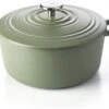 BK Bourgogne Braadpan Ø 24 Cm - Groen - Gietijzer - Inductie