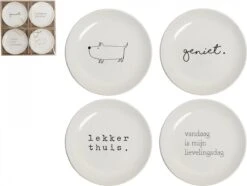 Gusta - Gebaksbordjes - ø 15 Cm - Set 4 Stuks - Porselein - Wit 11 Gusta - Gebaksbordjes - ø 15 Cm - Set 4 Stuks - Porselein - Wit -Meubelwinkel 1200x906 17