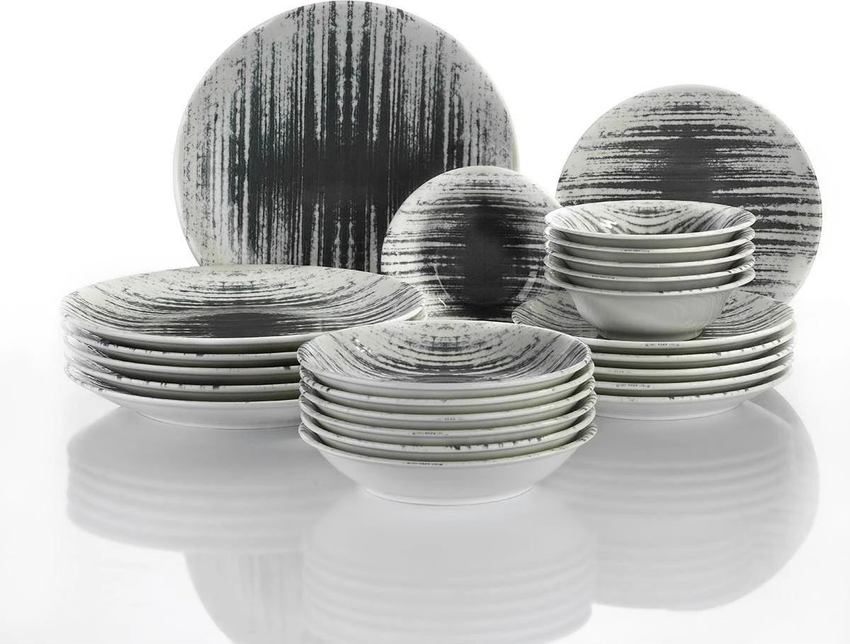 Kutahya Nano Ent.Otel Serviesset (24 Delig) 6 Personen - NNEO24Y2890056 4 Kutahya Nano Ent.Otel Serviesset (24 Delig) 6 Personen - NNEO24Y2890056 - Afbeelding 2