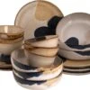 Palmer Serviesset Aquarel Stoneware 6-persoons 24-delig Beige Blauw -Meubelwinkel 1200x927 3