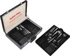 Swiss Pro+ Bestekset In Koffer-72 Delig-12 Persoons-Zwitsers Kwaliteit-Complete Set-100% Roestvrijstaal- Zwart 23 Swiss Pro+ Bestekset In Koffer-72 Delig-12 Persoons-Zwitsers Kwaliteit-Complete Set-100% Roestvrijstaal- Zwart -Meubelwinkel 1200x965 2