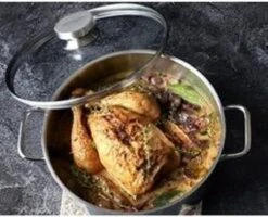 Demeyere Apollo Hapjespan - Met Glasdeksel - Ø28 CM -Meubelwinkel 1200x972 1