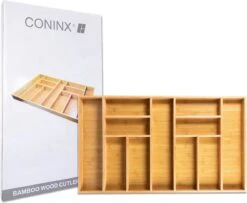 Grote Bestekbak Bamboe 81x47CM - Coninx Besteklade - Opbergbak - Duurzaam - Bamboe - Voor Laden Vanaf 47cm Diep 17 Grote Bestekbak Bamboe 81x47CM - Coninx Besteklade - Opbergbak - Duurzaam - Bamboe - Voor Laden Vanaf 47cm Diep -Meubelwinkel 1200x987 2