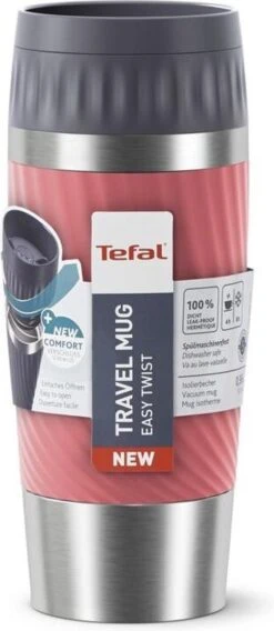 Tefal Travel Mug Easy Twist Thermobeker - Koraalrood - 0,36 Liter 29 Tefal Travel Mug Easy Twist Thermobeker - Koraalrood - 0,36 Liter -Meubelwinkel 522x1200