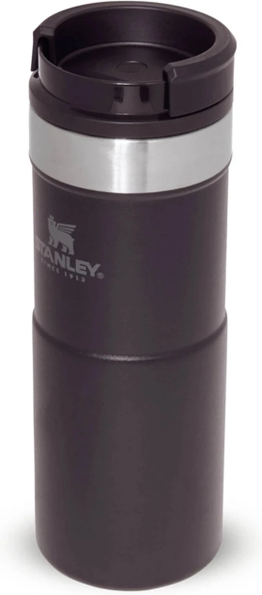 Stanley The NeverLeak™ Travel Mug 0,35L NEW - Thermosfles - Matt Black 11 Stanley The NeverLeak™ Travel Mug 0,35L NEW - Thermosfles - Matt Black - Afbeelding 9