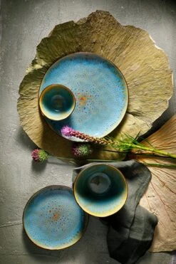 Palmer Serviesset Lotus Stoneware 6-persoons 24-delig Zwart Turquoise 22 Palmer Serviesset Lotus Stoneware 6-persoons 24-delig Zwart Turquoise -Meubelwinkel 800x1200 22