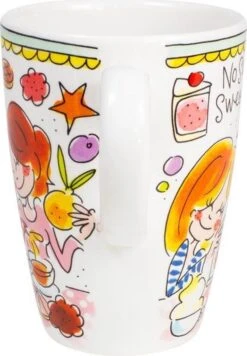 Blond Amsterdam Even Bijkletsen Beker XL 500 Ml - Mint Rand -Meubelwinkel 833x1200 1