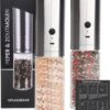 DODANA Premium Peper - & Zoutmolen Elektrisch - 1 Stuk - Pepermolen - Zoutmolen - Oplaadbaar - USB - Elektrische Pepermolen - RVS - Zwaartekracht Functie - LED Lamp - Nl Handleiding - Incl Borsteltje -Meubelwinkel 853x1200 1