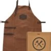 Old West BBQ Schort Barbecue Schort Leer - Cognac Bruin -Meubelwinkel 861x1200 1