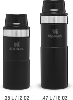 Stanley Trigger-Action Travel Mug 0.47L - Thermosfles - Matt Black -Meubelwinkel 875x1200