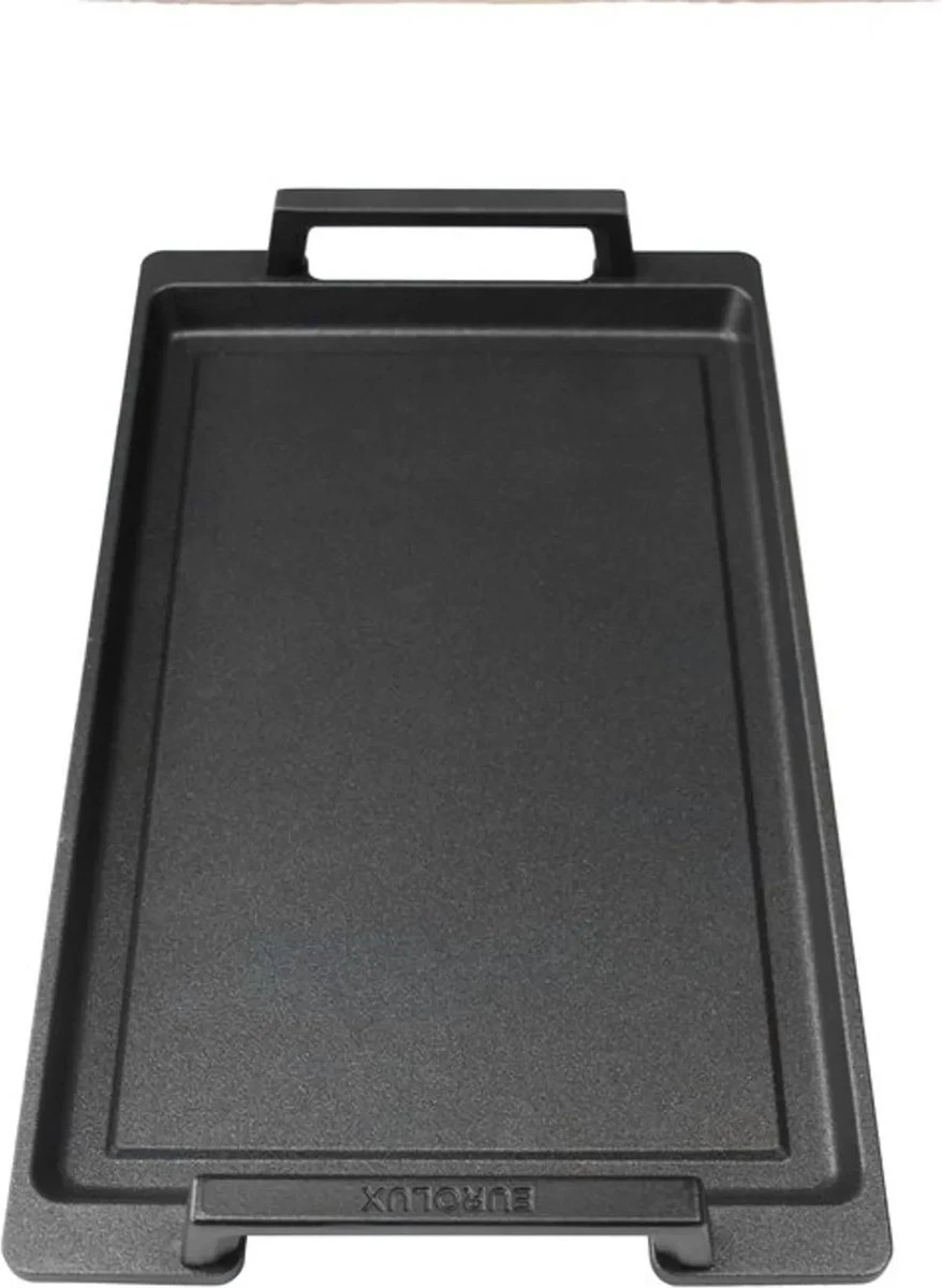 Eurolux Teppanyaki Plaat Met Grepen - 41 X 24 X 2.5 Cm - Zwart - Aluminium - Geschikt Voor Alle Warmtebronnen 13 Eurolux Teppanyaki Plaat Met Grepen - 41 X 24 X 2.5 Cm - Zwart - Aluminium - Geschikt Voor Alle Warmtebronnen - Afbeelding 11