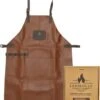 Goodman - BBQ Schort - Echt Leer - Leren Schort Man - Cognac Bruin -Meubelwinkel 938x1200